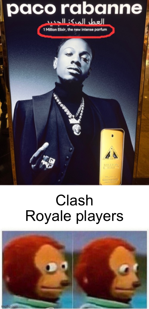 If you know you know |  Clash Royale players | image tagged in memes,monkey puppet | made w/ Imgflip meme maker