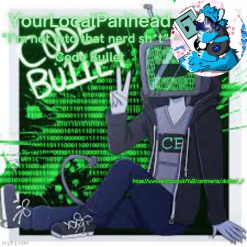https://www.reddit.com/r/YuB/comments/vka5ze/_/ | https://www.reddit.com/r/YuB/comments/vka5ze/_/ | image tagged in code bullet temp | made w/ Imgflip meme maker