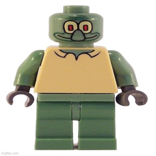 lego squidward | image tagged in lego squidward | made w/ Imgflip meme maker