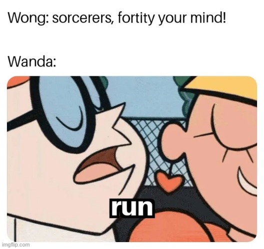 One Word | image tagged in wanda | made w/ Imgflip meme maker