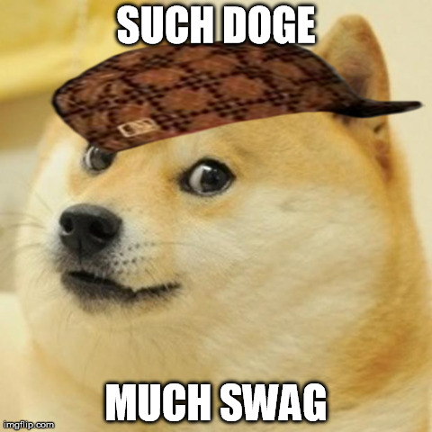 Doge Meme | SUCH DOGE MUCH SWAG | image tagged in memes,doge,scumbag | made w/ Imgflip meme maker