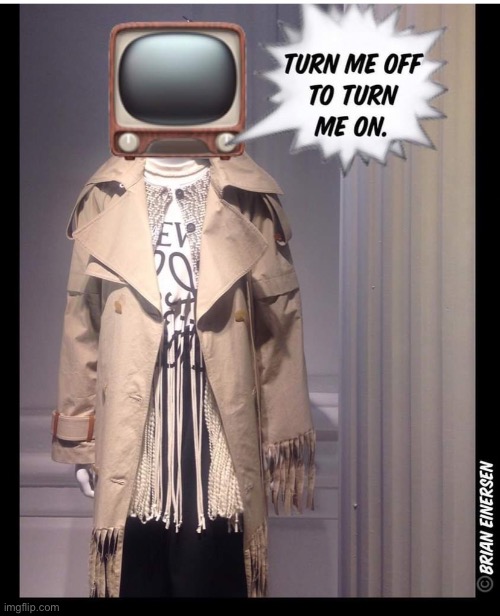 Kable TV | image tagged in fashion,loewe,window design,saks fifth avenue,cable,brian einersen | made w/ Imgflip meme maker