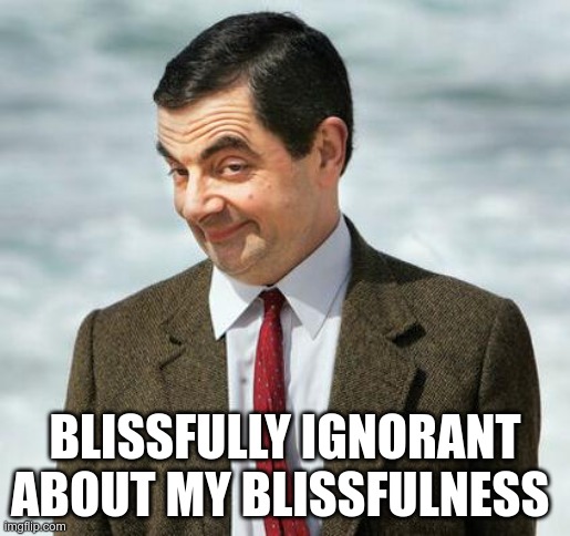 Count the Weeks |  BLISSFULLY IGNORANT ABOUT MY BLISSFULNESS | image tagged in truth,time,torrent | made w/ Imgflip meme maker