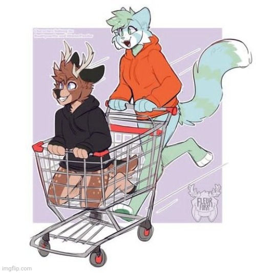 Art by Fleurfurr | image tagged in furry | made w/ Imgflip meme maker