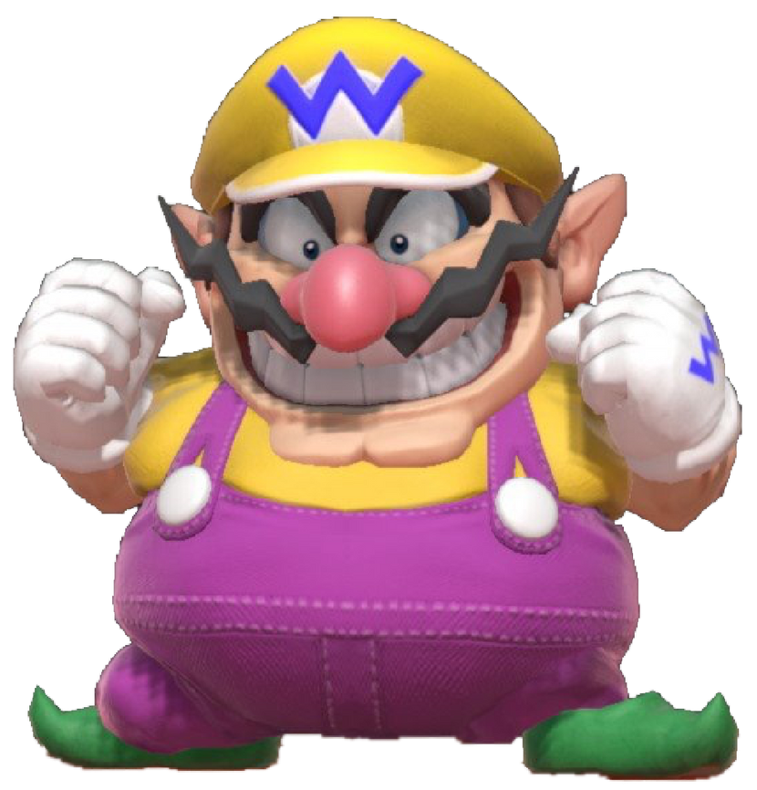 High Quality Wario is happy Blank Meme Template
