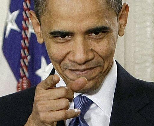 High Quality Obama Pointing Blank Meme Template