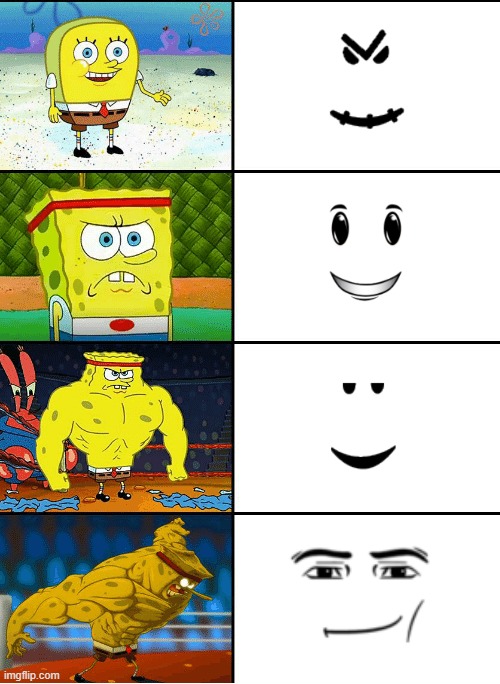man face is the best face | image tagged in strong spongebob chart | made w/ Imgflip meme maker