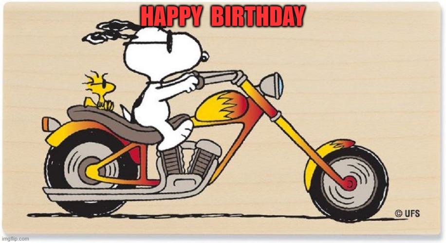 happy birthday | HAPPY  BIRTHDAY | image tagged in snoopy | made w/ Imgflip meme maker