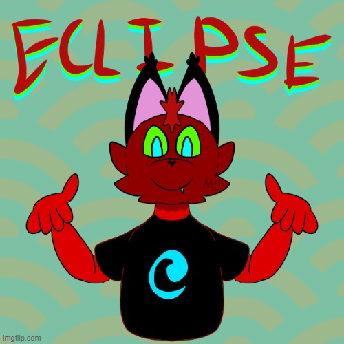 Art for Nightmare_Eclipse who won the raffle (art by me, Nightmare_Eclipse's character) | image tagged in furry,art,cats,drawings | made w/ Imgflip meme maker