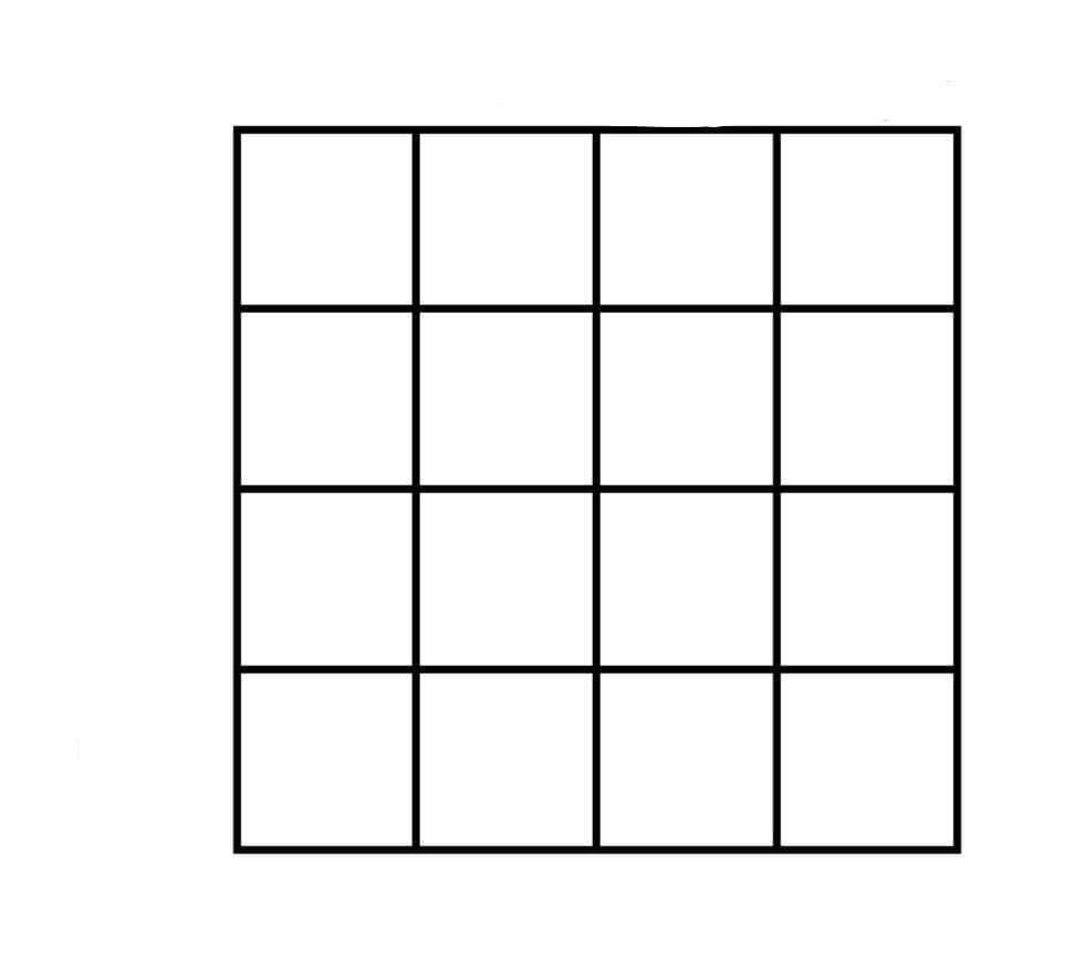 High Quality 4x4 alignment chart Blank Meme Template