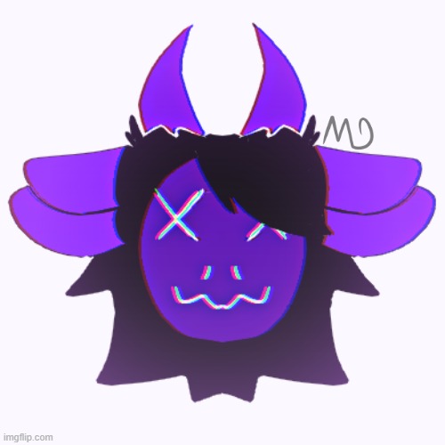 I made a sticker design of Moth after learning how to do lineless art (my art and character) | image tagged in furry,art,drawings,stickers | made w/ Imgflip meme maker