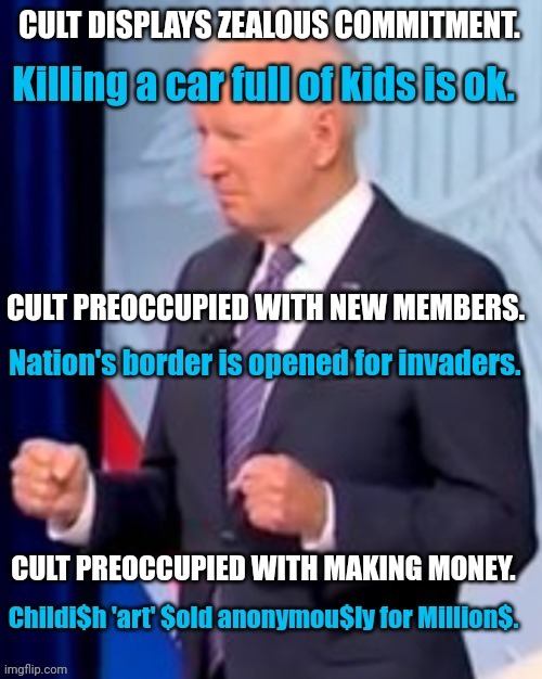 The Cult of biden | image tagged in the cult of biden | made w/ Imgflip meme maker