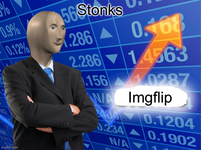 Imgflip should be more popular |  Stonks; Imgflip | image tagged in empty stonks | made w/ Imgflip meme maker