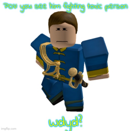 Okmy roblox avatar- fine I admit I have a crush on him- qwq