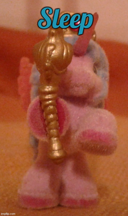 Used enchant | Sleep | image tagged in filly stars,zodiac,horse,toy | made w/ Imgflip meme maker