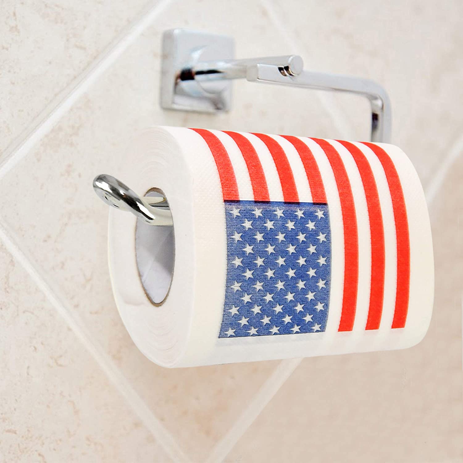 High Quality American flag toilet paper Blank Meme Template