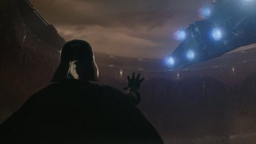 High Quality Vader Grabs Ship Blank Meme Template