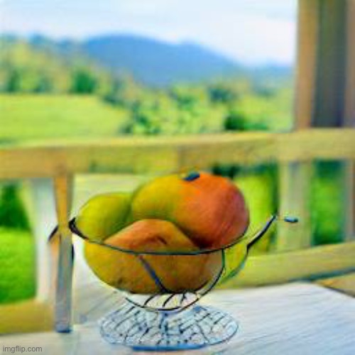 Take a break from the chaos and enjoy some fruit | made w/ Imgflip meme maker