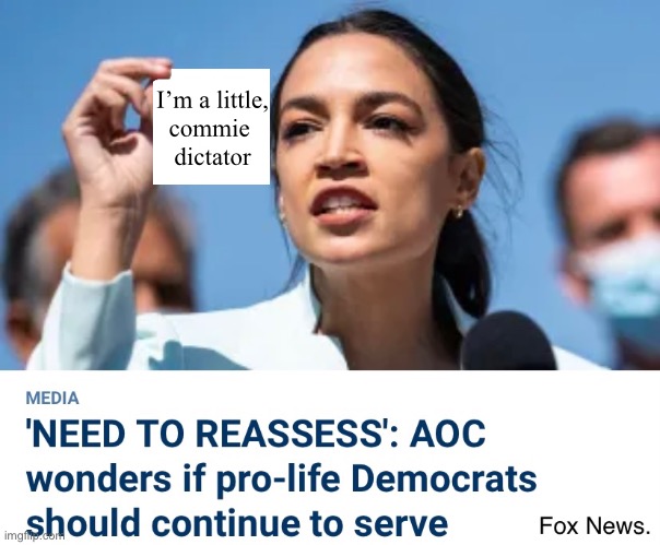AOC — try North Korea! | I’m a little,
commie 
dictator | image tagged in alexandria ocasio-cortez,aoc,crazy aoc,commie,democrat party,disrespect | made w/ Imgflip meme maker