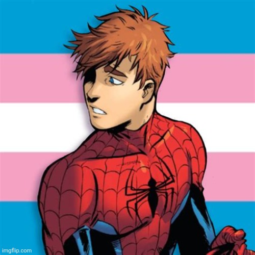 Tom Holland's spider man is trans | made w/ Imgflip meme maker