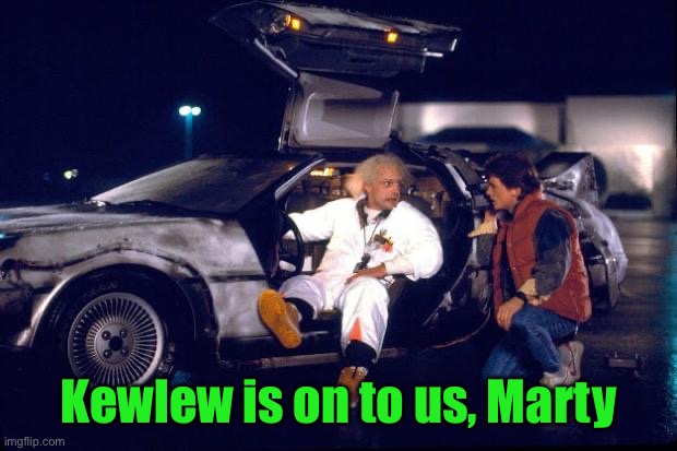 Back to the future | Kewlew is on to us, Marty | image tagged in back to the future | made w/ Imgflip meme maker