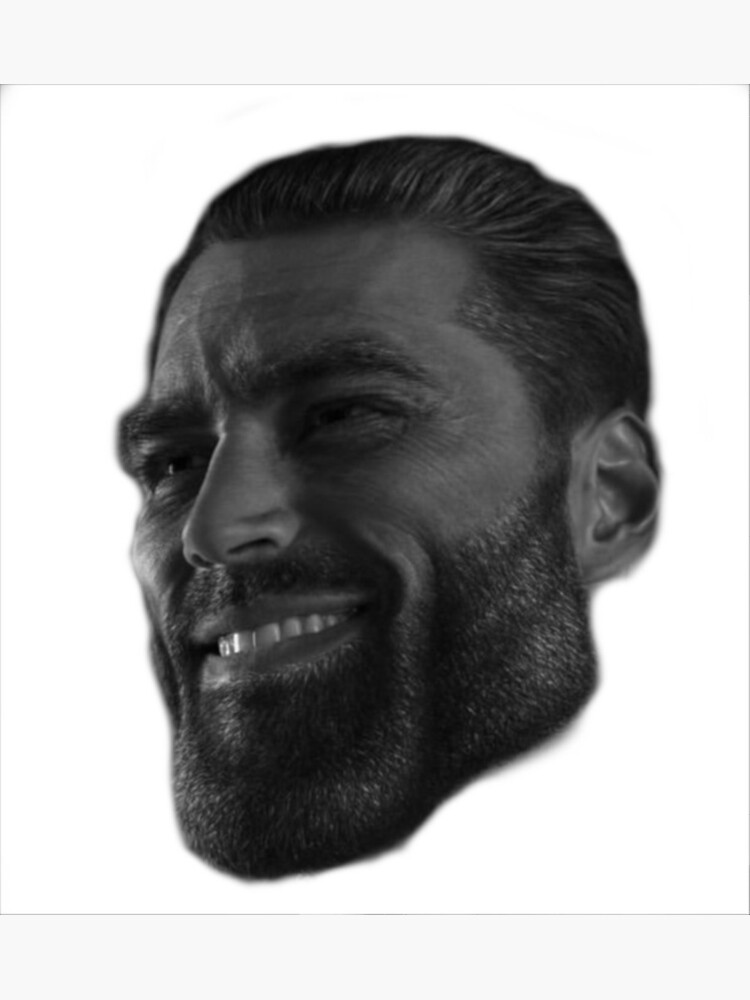 Giga chad face  AI Emoji Generator