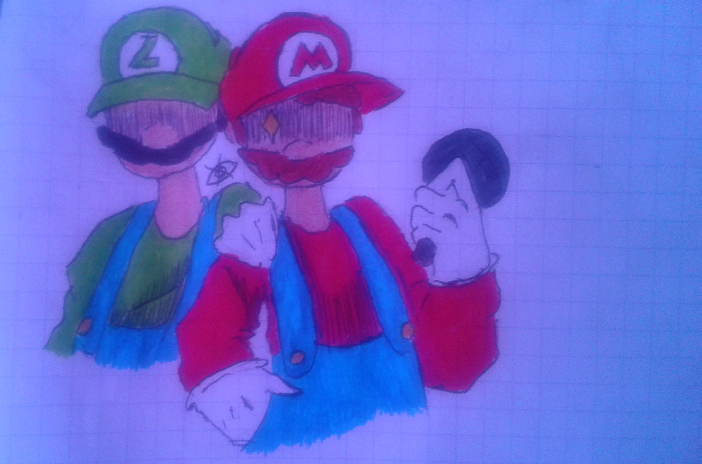Mario and Luigi Fnf Blank Meme Template
