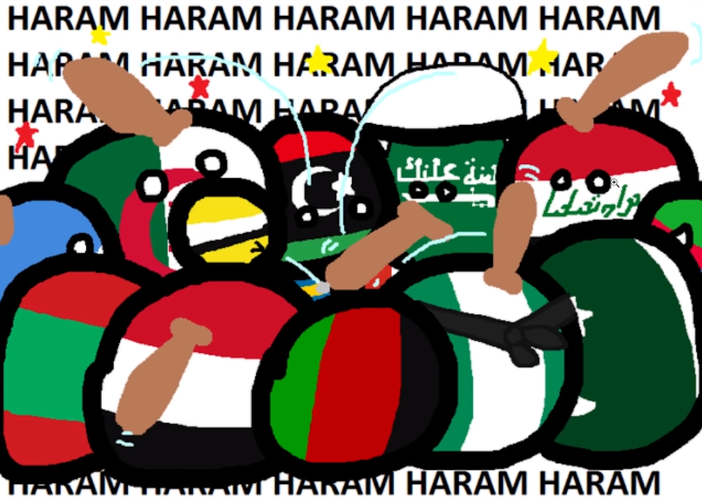 countryballs haram Blank Meme Template