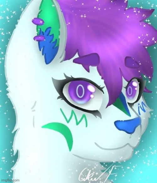 Art by Ciku Feathertail | image tagged in furry | made w/ Imgflip meme maker