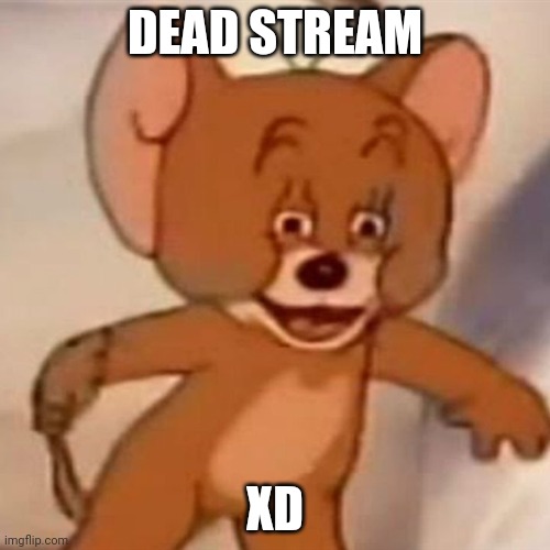 Polish Jerry | DEAD STREAM; XD | image tagged in polish jerry | made w/ Imgflip meme maker