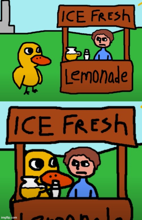 Then One More Question For You Template | image tagged in then one more question for you,the duck song,duck,lemonade,grapes | made w/ Imgflip meme maker