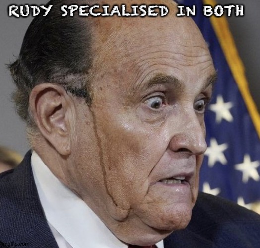 Grampire Ghouliani | RUDY SPECIALISED IN BOTH | image tagged in grampire ghouliani | made w/ Imgflip meme maker