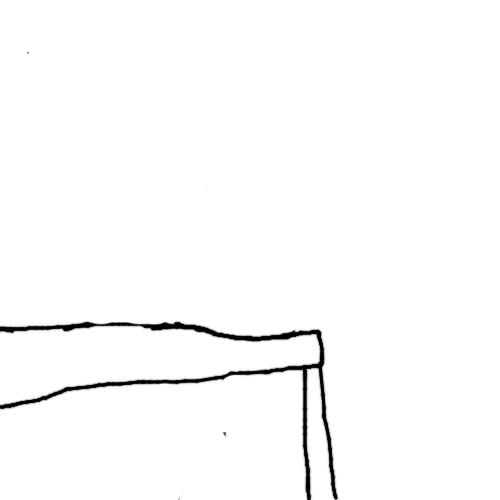 High Quality a blank and poorly drawn table Blank Meme Template