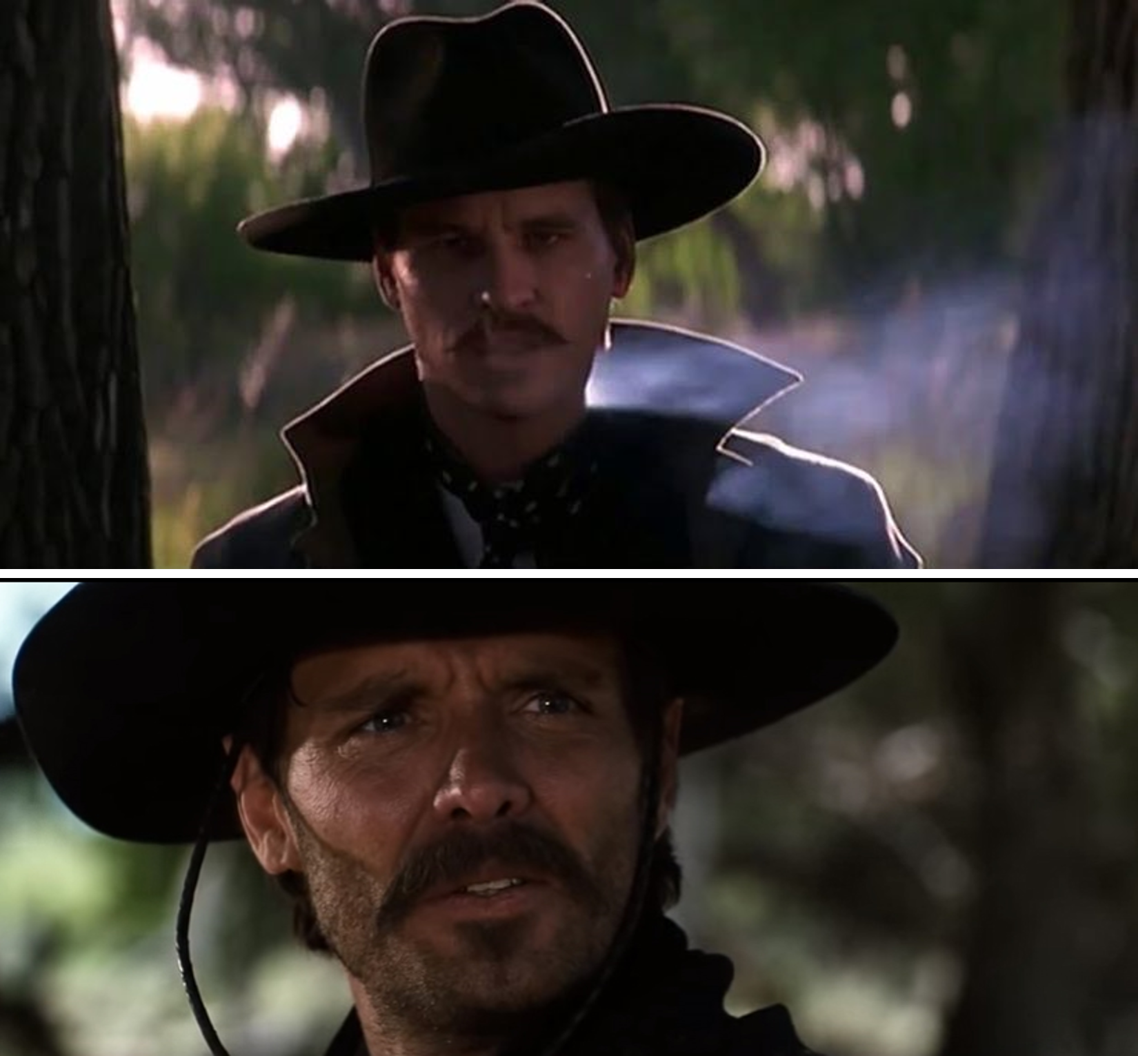 Doc Holiday and Johnny Ringo Blank Meme Template