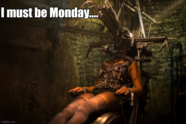 It must be Monday... | I must be Monday.... | made w/ Imgflip meme maker