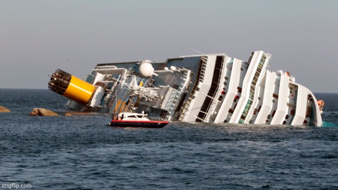 SINKING SHIP | image tagged in sinking ship | made w/ Imgflip meme maker