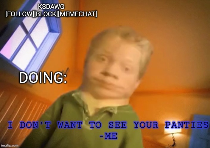 KSDawg announcement temp Blank Meme Template