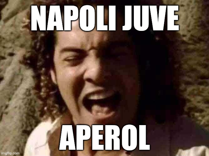 David Bisbal - NAPOLI JUVE APEROL | NAPOLI JUVE; APEROL | image tagged in random | made w/ Imgflip meme maker