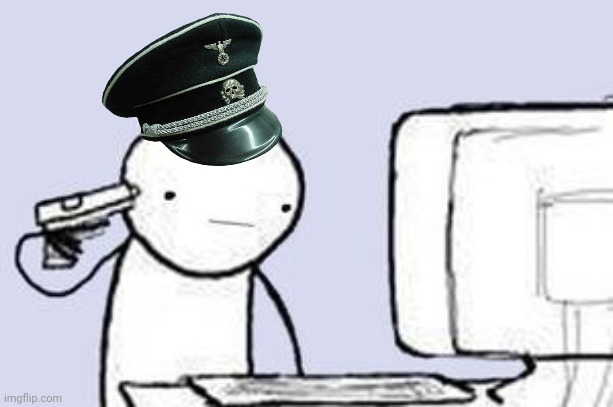 Computer Suicide | image tagged in computer suicide | made w/ Imgflip meme maker