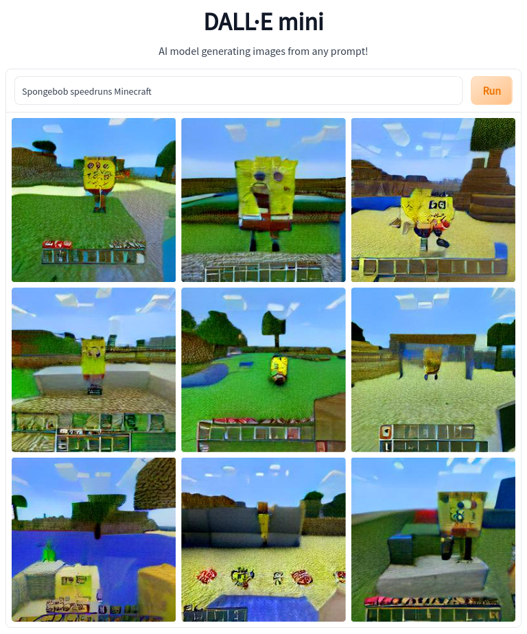 Spongebob speedruns Minecraft Blank Meme Template