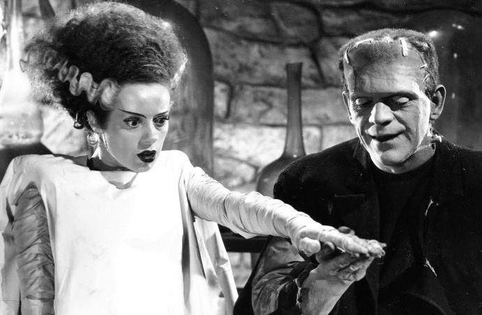 Bride of Frankenstein Blank Meme Template