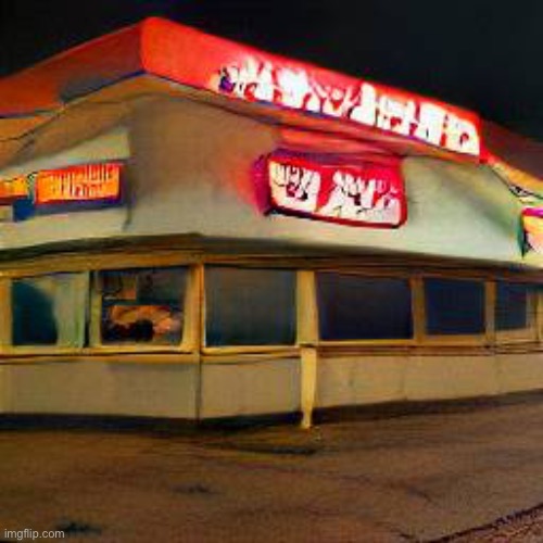 Welcome to the MSMG Diner at Night, place your orders | made w/ Imgflip meme maker