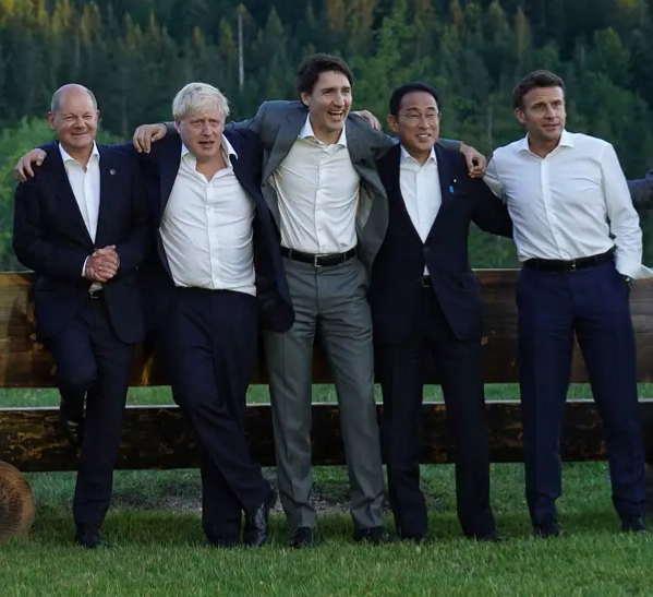 G7 Boys Blank Meme Template