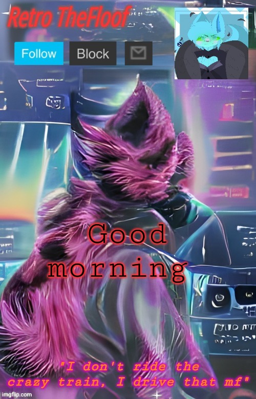 RetroTheFloof's Wonder AI announcement template | Good morning | image tagged in retrothefloof's wonder ai announcement template | made w/ Imgflip meme maker