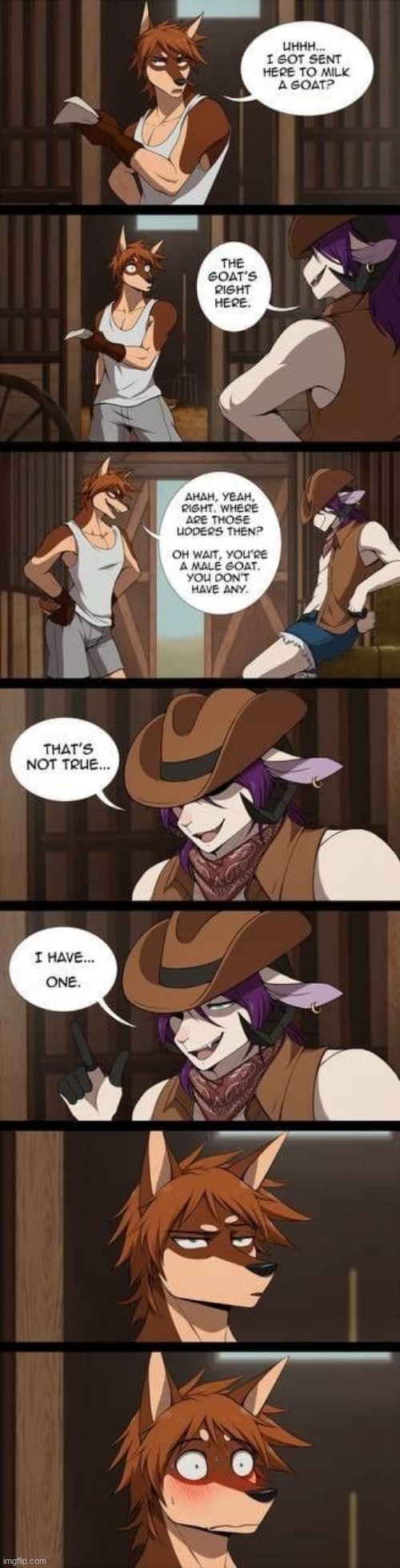 ngl that goat is kinda hot XD | image tagged in furry,memes | made w/ Imgflip meme maker