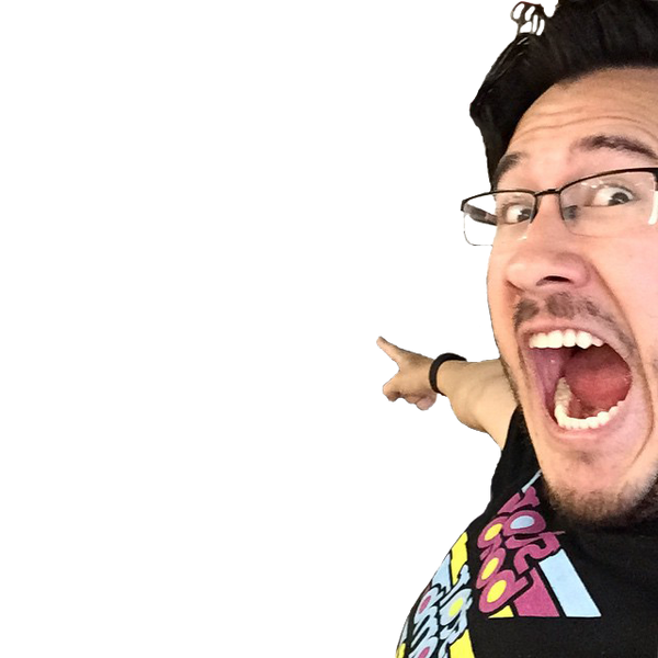 High Quality Markiplier Pointing at something Blank Meme Template