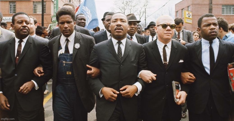 MLK marching  | image tagged in mlk marching | made w/ Imgflip meme maker
