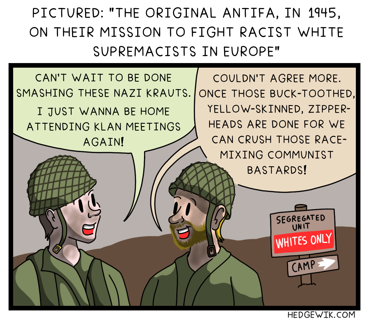 Original antifa Blank Meme Template