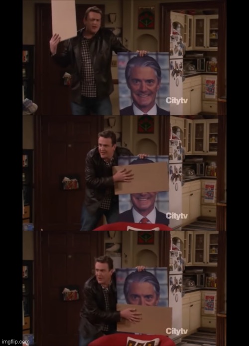 Dale Cooper/ the captain | image tagged in twin peaks,how i met your mother | made w/ Imgflip meme maker