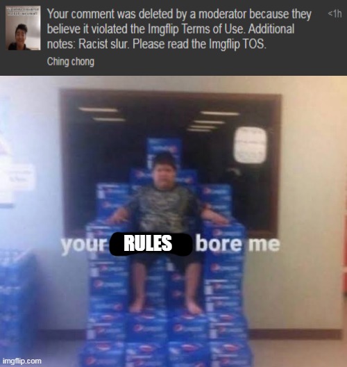 Your politics bore me | RULES | image tagged in your politics bore me,memes | made w/ Imgflip meme maker